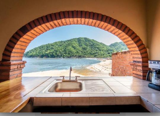 Casa Frente Al Mar Villa Yelapa Bagian luar foto